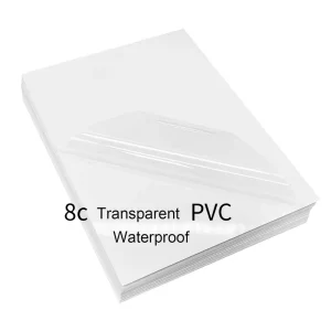 HH 065 A4 Clear Self Adhesive PVC Film Sticker Label Paper Waterproof Transparent Inkjet Printing Paper