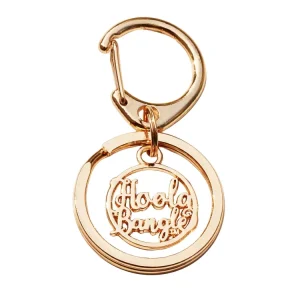 Handbags Accessory Metal Tags Zinc Alloy Metal Keychain Custom Hollow Logo Key Chain for Car Holder