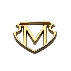 Handbags Hardware Hollow Designer Purse Metal Name Tags Custom Made Logo Brand Metal Plate Emblem for Baseball Hats