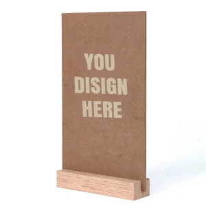 Handmade Wooden Standing Display Board Signs for Tables Rustic Real Table Signs Holders for Weddings