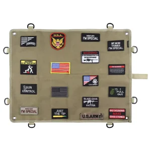 Hanging Camouflage Collection Badge Storage Tactical Armband Badge Display Cloth