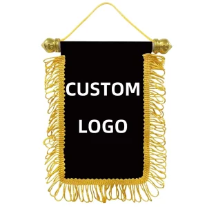 Hanging Mini Flag National Pennant Advertising Customized Flag 6 Color Digital Printing Polyester Material for Real