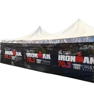 Hanging PVC Mesh Fabric Banner With Grommets For Outdoor Promotion Fence Display Event Advertising And Retail Branding