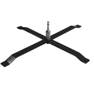 Hard Ground Using X Foot Flying Banner Beach Flag Metal Steel Cross Stand Base