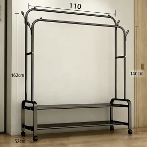 Hat Coat Hangers Floor Standing Metal Shoes Racks Clothing Drying Display Racks