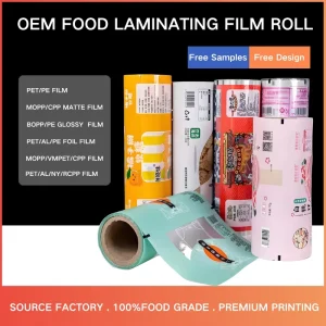 Heat Sensitivity Chocolate Bar Laminated Plastic Frozen Food Shrink Cold Laminating Film Roll Top 10 Packaging Companies