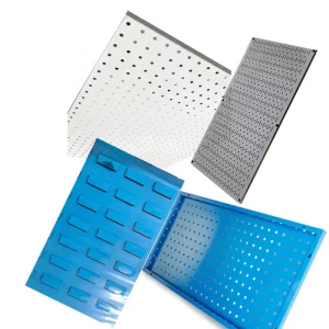 Heavy Duty 2 X 4ft White Detachable Magnetic Peg Board Tool Organizer Wall Shelves for Garage Workshop