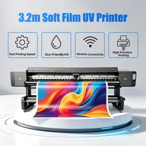 Heavy Duty 3.2m UV Roll to Roll for Soft PVC Film Banner Backlit Sign Mesh Vinyl I3200 XP600