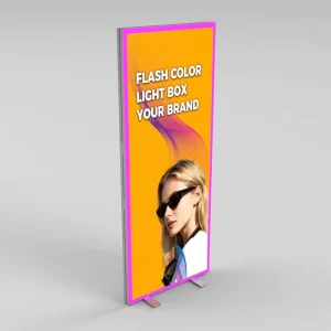 Heavy Duty Aluminum Frame PVC Light Box Waterproof Indoor Street Advertising Billboard with Easy Installation Bracket