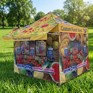 Heavy Duty Event Outdoor Promotion Vendor Custom Printed Food Tent Booth