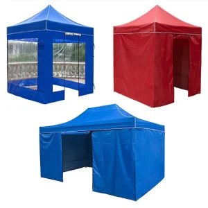 Heavy Duty Fully Waterproof Pop up Gazebo Tent Custom Steel Popup Folding Canopy Gazebo Tent with Sidewalls