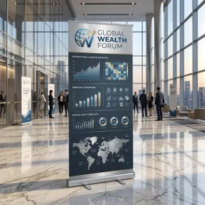 Heavy Duty Roll up Stand Aluminum Retractable Banner 5 Day Fast Lead Time DDP Global