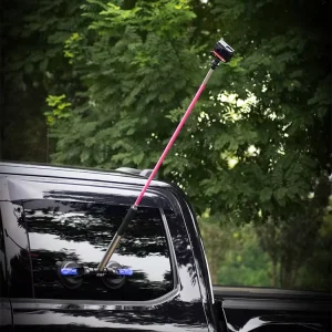 Heavy Duty Suction Cup Flagpole Stand 1.6kg Strong Suction No Trace for off Road Vehicles Retrofit Upgrade