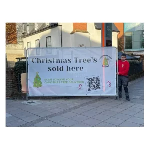 Heras Fence Covers Fence Tarpaulins Temporary Fence Cover Banner Branding Heras Fabric Scrim Fence Wrap Panel Covers