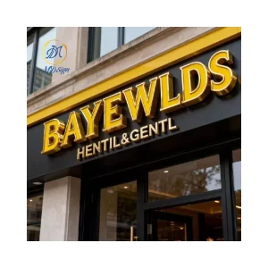 High Bright Outdoor Business Store Front Logo Sign Custom Led Shop Sign Board 3D Front Light Channel Letter LED Illuminated Sign