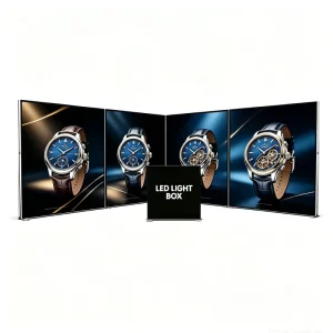 High Brightness Backlit SEG Light Box Booth for Trade Show Expo Corporate Events and Parties