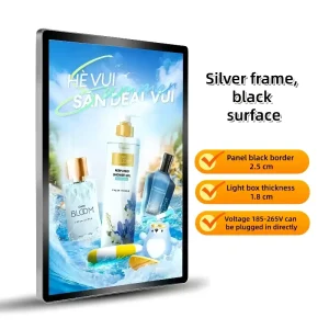 High Brightness Diode Lights Ultra Thin Aluminum Frame Light Boxes Magnetic Advertising Light Boxes for Movie Poster Display