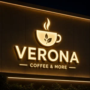 High Brightness Frontlit LED Letters Waterproof 3D Acrylic Face Channel Letters For Outdoor Storefront Business