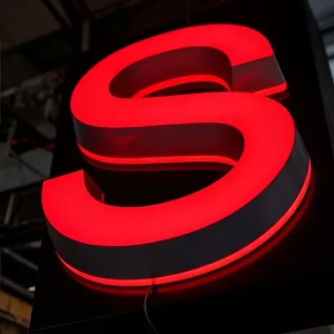 High Brightness Mini Glowing Letter Custom Font Home Commercial Space Use Illuminated Letter Sign