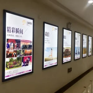 High Brightness Slim LED Light Box Aluminum Frame Ultra Thin Light Box Frame Movie Poster Advertising Light Boxes