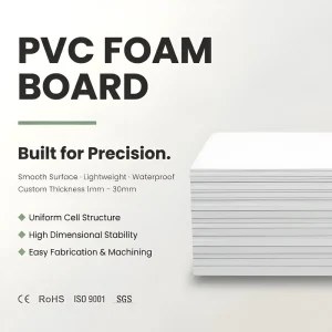 High Density 3mm-20mm PVC Foam Board White Waterproof Plastic Sheet for Furniture Cabinet Construction