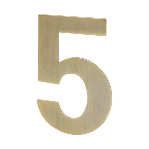 High Durability Stainless Steel Numerals Floating Mount House Number Hotel Guest Room Digital Door Sign