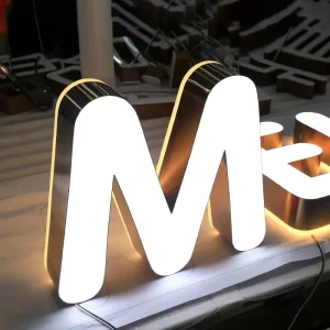 High End Customizable Outdoor Waterproof Double Sided Luminous Letter Advertising Electronic Sign for Outdoor Use