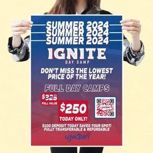 High Gloss Double Sided Printing Paper Glossy Laminated Custom Advertising Poster Printed CMYK Color Poster Printing