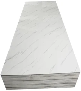 High Glossy Fire Resistant Lead free Waterproof Easy Install Classic Eco friendly PVC Marble Sheet for Interior Decoration