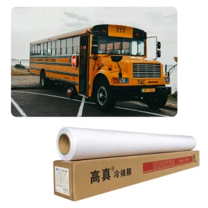 High Glossy Self Adhesive PVC Laminating Film Roll Cold Lamination Film for Screen Protection