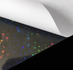 High Glossy Transparent PVC Self Adhesive Protective Holographic Cold Lamination Film Moisture Proof Soft Protective Sticker for