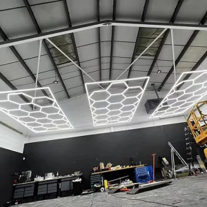 High Grade Quantum Lamp Led Panel Light Hexagons Led Hexagon Detailing Garage Lamp Luces Led Hexagonal