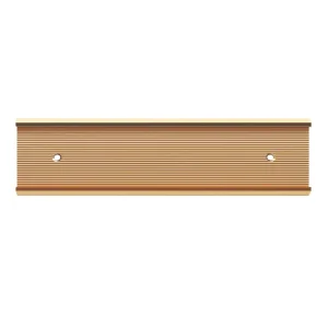 High Grade U Shape Advertising Hanging Signs Metal Sign Holder Wall Nameplate with Ribbed