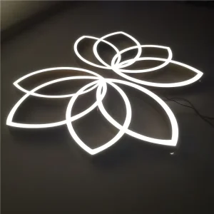High Luminous LED Characters Colorful Front Lighting Up Resin Channel Letter Sign