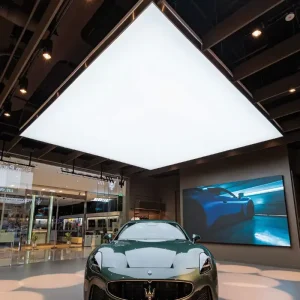 High Lux Modern Design Soft Box LED Lighting Stretch Ceiling Film for Car Washing Booth Garage