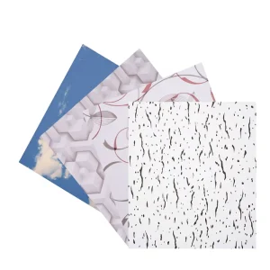 High Precision Customized Thickness Colorful Non Self adhesive PVC Modern Heat Insulation Decorative Film for Hotel Gypsum