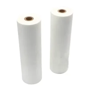 High Quality 1.5mil BOPP Stretch Film Roll Transparent Hot Laminating Glossy 635mmx150m Soft Medical Food Grade Chemical