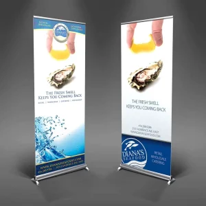 High Quality 85*200 Aluminum Budget Roll up Banner Roll up Stand Rollups for Advertising