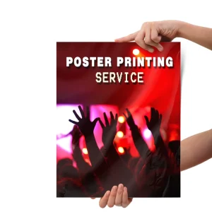 High Quality Adhesive Poster Printing Customization Shop Decoration Barber Custom Poster for Advertising & Display