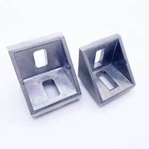 High Quality Alu Alloy 90 Degree Angle Corner Connector Brackets For 3030 4040 4545 Series Aluminum Extrusion Profile