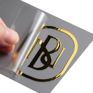 High Quality Custom Logo 3D UV Waterproof PVC Self Adhesive Scratch off Sticker Label for Grocery Use 50 Sheets