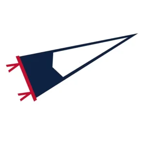 High Quality Custom Logo Felt Pennant Flag Personalized Triangle Hanging Banner for Party School Home Wall Decoration