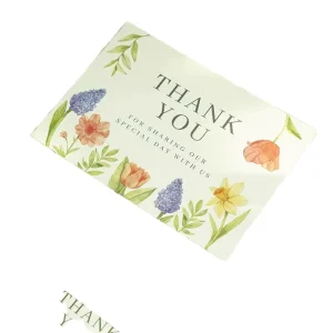 High Quality Custom Offset Printed Embossed Fancy Paper Business Cards & Thank You Cards with Luxury Textured Custom Logo