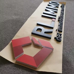 High Quality Custom Plastic Alphabet Letters 3D PVC Letters for Shops Events