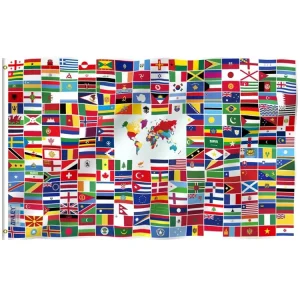 High Quality Custom Printed Promotional Various National Flags All Countries flags Country country Flags Sale