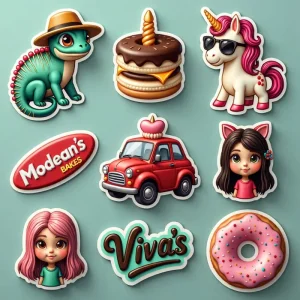 High Quality Custom Printing Logo Label Sticker Pack Shiny Kiss Cut Sticker Sheet Self-Adhesive Waterproof Vinyl Die Cut Sticker