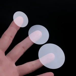 High Quality Custom Removable Adhesive PVC Clear Paper Transparent Round Sticker Label Sealing for Packaging