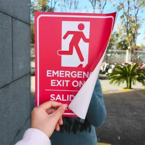 High Quality Custom Removable Front Printing Static Cling Stickers Waterproof UV Resistant Vinyl Stickers for Glass Door