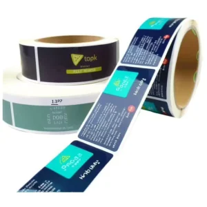 High Quality Custom Self Adhesive Roll Waterproof Printing Labels Sticker for Clothing Packaging and Branding