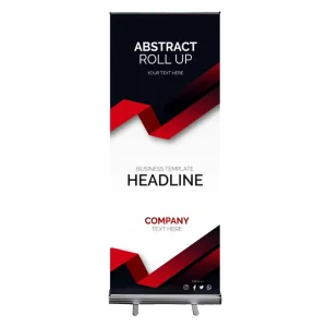 High Quality Custom Single Screen Banner Retractable Banner Roll up Display Stand for Promotion Activities Advertising